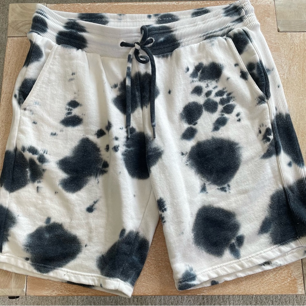 Zella Black and White Athletic Shorts